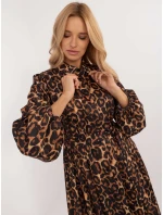 Šaty LK SK 509790.25 camel Šaty LK SK 509790.25 camel