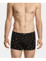 Pánské boxerky ATLANTIC 2Pack - vínové/černé