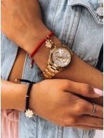 Náramek CLOVER červený FashionStreet LY0061