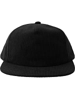 Atlantis Headwear Severny 5 panelová manšestrová kšiltovka 33.0307 black Atlantis Headwear Severny 5 panelová manšestrová kšiltovka 33.0307 black