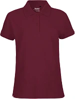 Neutral O 22980 Dámské piqué polo z bio bavlny 77.2280 bordeaux Neutral O 22980 Dámské piqué polo z bio bavlny 77.2280 bordeaux