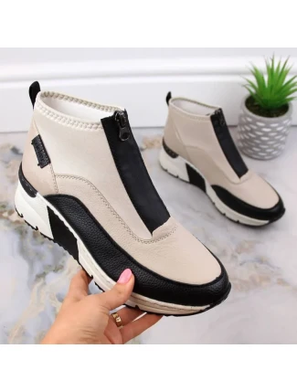 Rieker W RKR608 béžová kotníčková obuv Rieker W RKR608 béžová kotníčková obuv