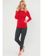 Italian Fashion Foggia long length sp. barva:červená/potisk