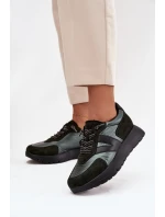 Dámské tenisky na platformě Vinceza 58561 tmavě zelené