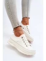 Dámské tenisky na masivní podrážce Big Star White