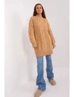 Dlouhý svetr model 185740 AT Dlouhý svetr model 185740 AT