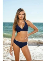 Dámské dvoudílné plavky Elena 50/G 011 Tmavě modrá s béžovou - Etna