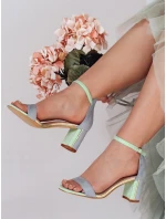 Dámské sandály na jehlovém podpatku SOFHEELS modré FashionStreet ZY0794