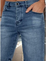 FashionStreet pánské krátké modré džíny SX2489