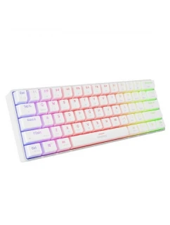 HERNÍ KLÁVESNICE GENESIS THOR 660 G2 US WHITE WIRELESS RGB MECHANICAL GATERON RED