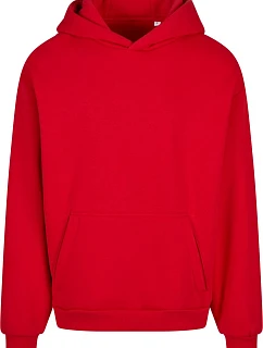 New Morning Studios NM 011 Těžká unisex mikina s kapucí 57.0011 city red