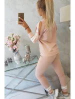 Girl Revolution set tmavě pudrově růžový