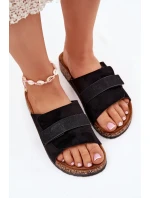 Dámské Pantofle S Hákem Na Korek Platině Černé Baylin Dámské Pantofle S Hákem Na Korek Platině Černé Baylin