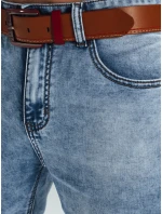 Pánské modré džínové šortky FashionStreet SX2551 Pánské modré džínové šortky FashionStreet SX2551