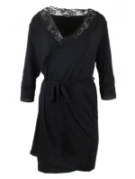 Dámský župan Bona 2 black - NIPPLEX Dámský župan Bona 2 black - NIPPLEX