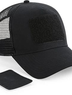 Beechfield B 641 5 panelová kšiltovka "Removable Patch Trucker" 53.0641 black