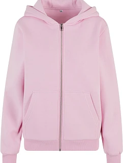 Build your Brand BY 290 Dámská mikina s kapucí z těžké bavlny "Fluffy" 56.0290 soft pink