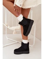 Dámské Sněhule S Elastickým Vložením Černé Kiora