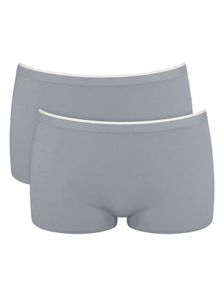 Dámské kalhotky GO Sense Short 2P - GRAY - šedé 3602 - SLOGGI