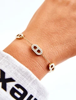 Náramek Na Silném Retízku Zlatý