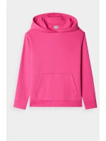 Dívčí Nekořeněná Mikina S Kapucí Hladká Fialová 4F 4FJWMM00TSWSF1316-51S