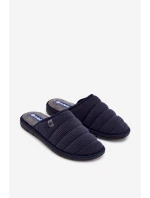 Pohodlná Pánská Domácí Obuv Pantofle Inblu 91000027 Tmavě Modrá