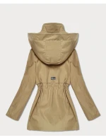 Cienka kurtka z podwijanymi rękawami Goodlookin piaskowa (KK60410-5#)