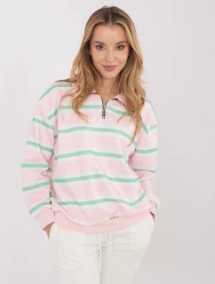 Damska bluza z rozpinana stójką Goodlookin jasnoróżowa (9981)