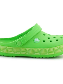 Crocs Crocs Croc Band Geometric Glow Band Clog K Jr 210132-3WA dětské žabky