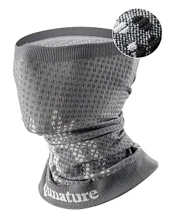 Qunature lyžařský komín 11230014001 sportovní šátek univerzální velikosti - šedý