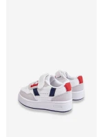 Klasické dětské sportovní boty bílé a Červené Marlin