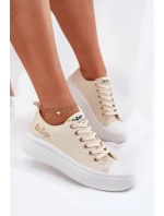 Dámské Tenisky Na Platformě Béžové Lee Cooper LCW-24-44-2464L