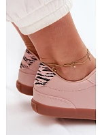 Dámské tenisky z textilu Big Star TT274359 Růžové