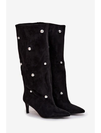 Kozačky na podpatku  model 218484 Step in style