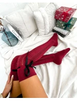 Ponožky Milena 0835-001 Ažurová stuha 37-41