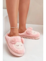 Teplé kožené pantofle dámské růžové Jozelinetta Teplé kožené pantofle dámské růžové Jozelinetta