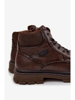 Pánské zateplené trapery Wrangler – tmavě hnědé