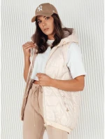 Dámská prošívaná vesta COLINE bílá FashionStreet TY4114