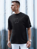 Pánské tričko s potiskem černé FashionStreet RX5506