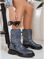 Dámské látkové boty modré FashionStreet ZY1275 Dámské látkové boty modré FashionStreet ZY1275