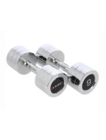 Chromové činky 2x9 kg HMS CHD09 Chromové činky 2x9 kg HMS CHD09