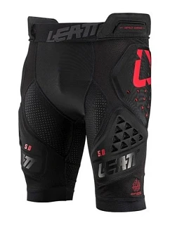 Šortky s chrániči LEATT Impact Shorts 3DF 5.0, velikost M, černé