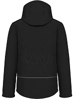 Kariban K 650 Pánská 3-vrstvá softshellová parka s kapucí 20.K650 black Kariban K 650 Pánská 3-vrstvá softshellová parka s kapucí 20.K650 black