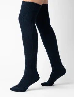 Dámské nadkolenky 089 černá - Steven