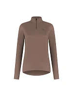 Rogelli běžecká mikina ESSENTIAL, barva mokka, velikost XL Rogelli běžecká mikina ESSENTIAL, barva mokka, velikost XL
