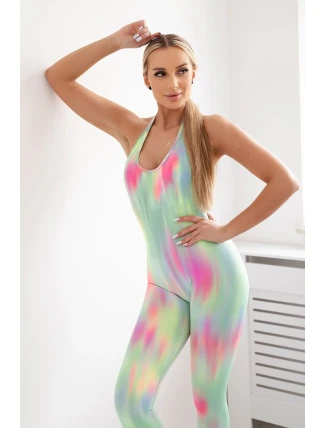 Fitness oblek s push-upem zelený Fitness oblek s push-upem zelený