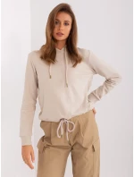 Mikina D10014L02346AEN béžová Mikina D10014L02346AEN béžová