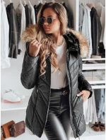 Dámská prošívaná zimní bunda SOLARIS černá FashionStreet TY4007