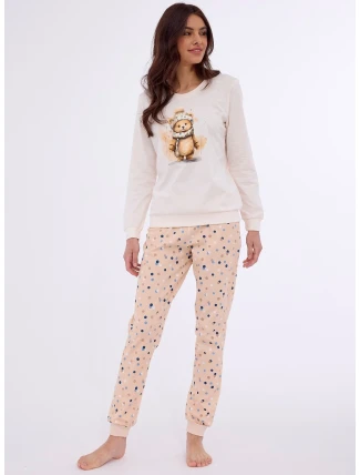 Cornette 671/377 Dámské pyžamo Sweet Bear délka/r S-2XL Cornette 671/377 Dámské pyžamo Sweet Bear délka/r S-2XL