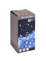 DRÁTĚNÉ SVĚTLO GIRLANDA 240 VEDLO STUDENÁ BÍLÁ